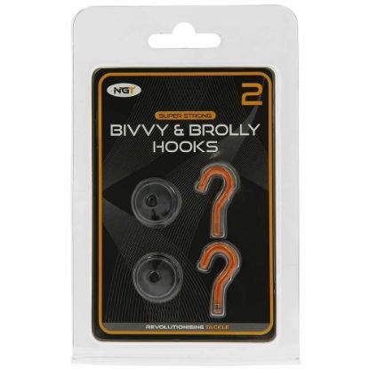 Picture of NGT Bivvy Hooks Magnetic Twin Pack