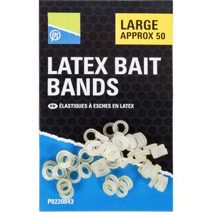 Picture of PRESTON Latex Bait Bands LARGE