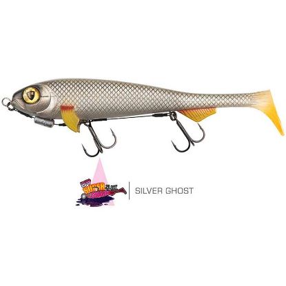 Picture of FOX RAGE Super Slick Shad 18cm / 7inch Loaded UV Silver Ghost