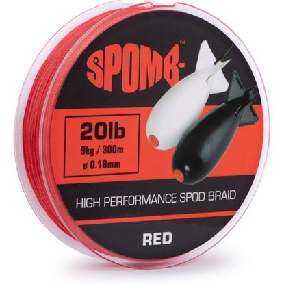 Picture of SPOMB Braid RED 300m 20lbs 0.18mm